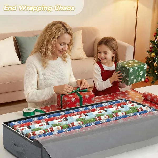 90L Under-Bed Storage Bags — 4-Pack with Clear Window & Reinforced Handles